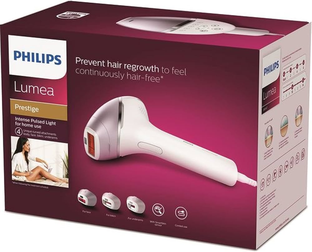 Philips Lumea Prestige IPL hair removal device