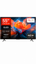 TCL 55T8C-UK 55 Inch 4K 144Hz Gaming QLED Onkyo 2.1 Dolby Atmos Google TV with Dolby Vision & HDR 10+ BBC iPlayer
(2025 Model)