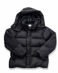 Burberry Puffer Jacket Small Men’s Black Nova Check- Authenticity Guaranteed