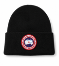 Canada Goose Arctic Disc ribbed Merino wool beanie hat - Authenticity Guaranteed