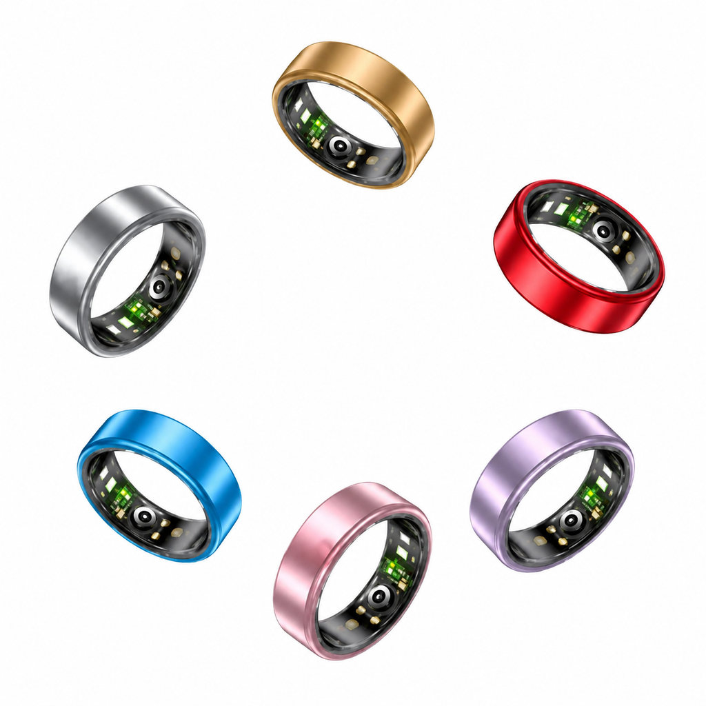 Waterproof Smart Ring Blood Pressure Heart Rate Sleep Monitor