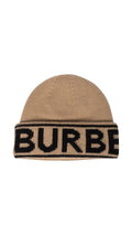 Burberry Cashmere Beanie - Camel
