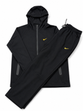 Nike Fleece Nocta Tracksuit Set Mens Black/Yellow