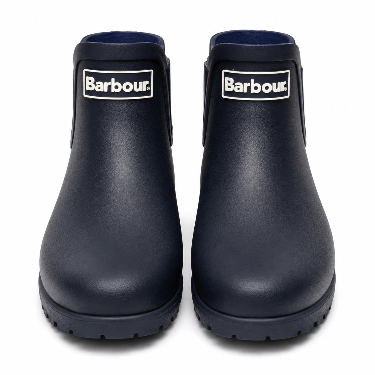 Barbour Wilton Navy Chelsea Ankle Wellies Waterproof - Authenticity Guaranteed