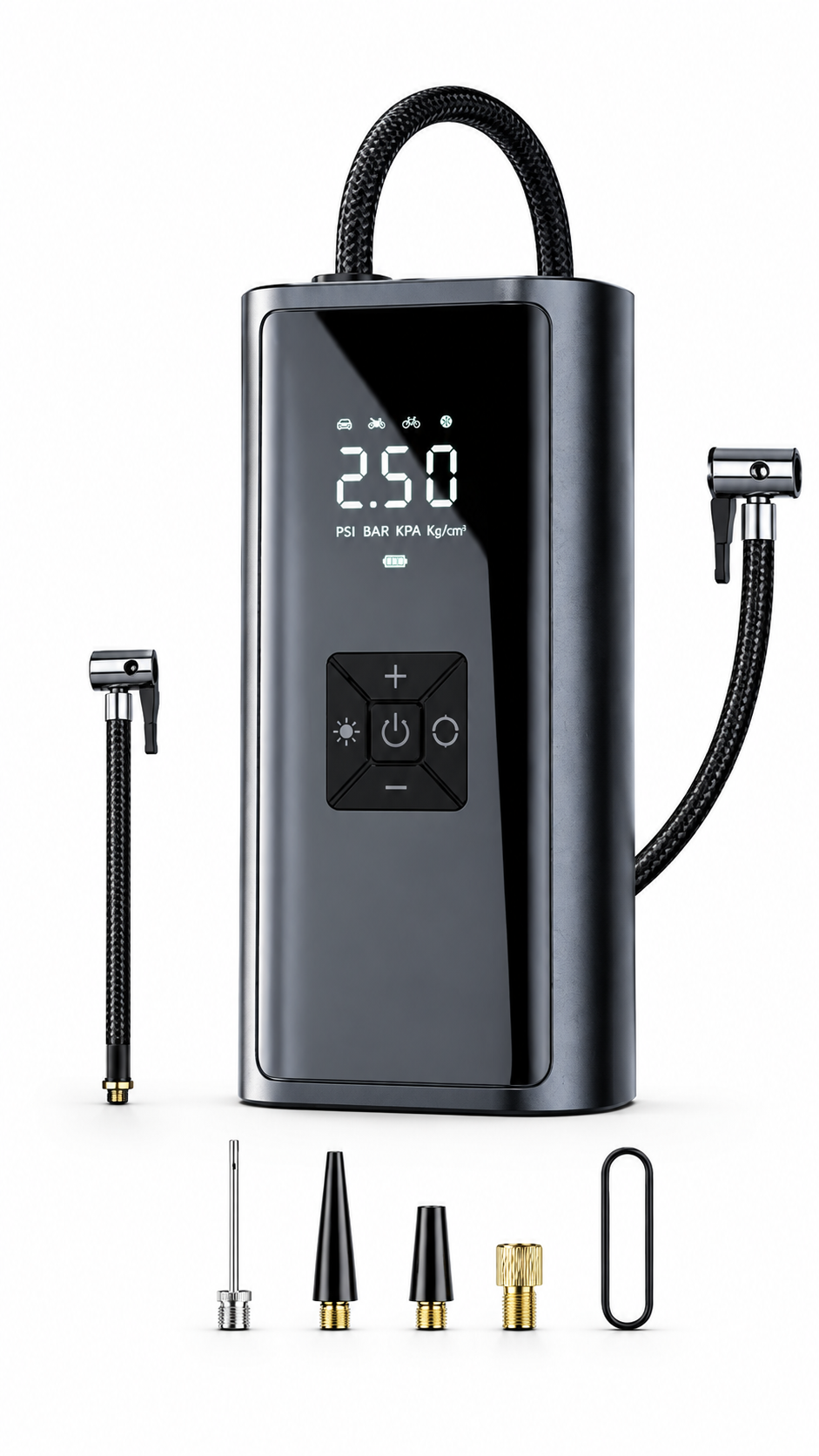 Car Tyre Inflator Cordless Digital USB Rechargeable Tire Air Compressor Pump UK