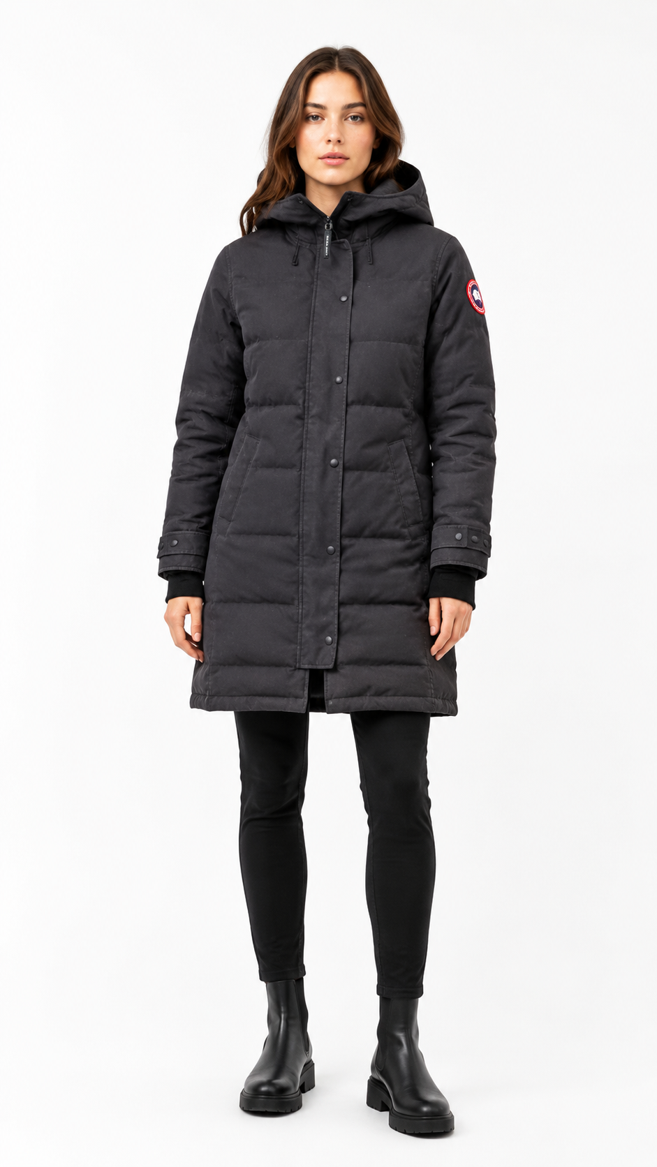 Canada Goose Women's Shelburne Down Jacket Black