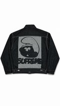 Supreme Jacket ‘Smurfs Denim Trucker’ - Authenticity Guaranteed