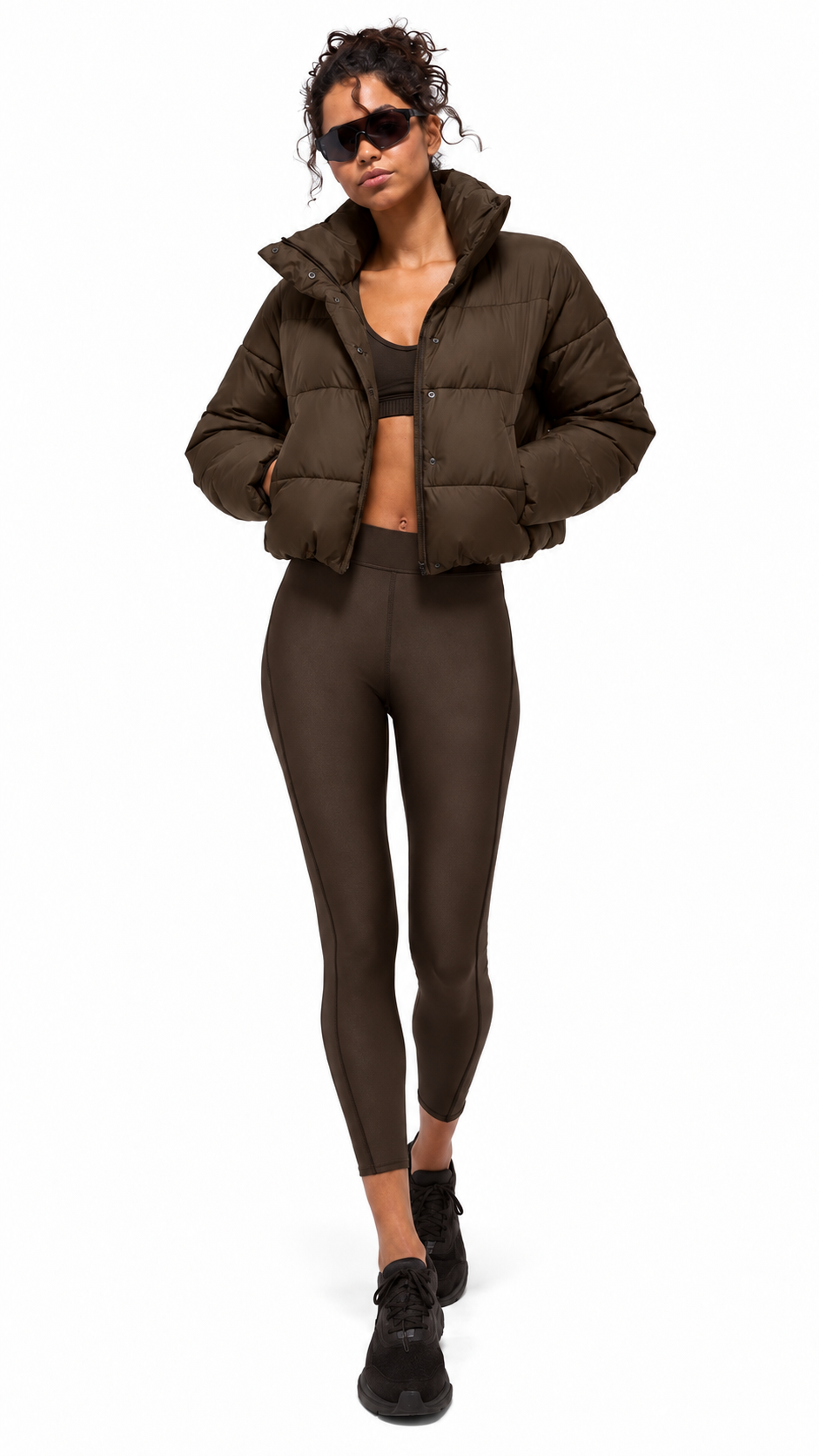 ALO Gold Rush Puffer Jacket - Brown