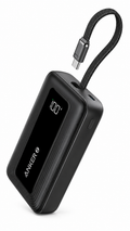 Anker Power Bank 10000mAh 30W High-Speed Portable Charger Built-In Cable