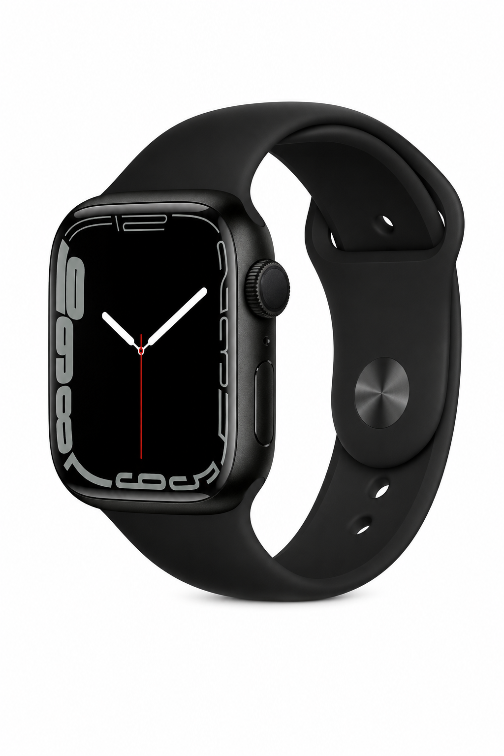 Apple Watch Series 7 (GPS, 41mm) Black Aluminium Case + Strap