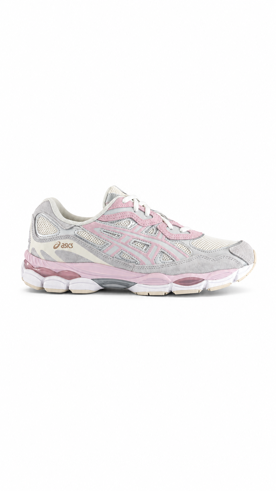 Asics Gel NYC Trainer - Concrete Barely Rose UK5