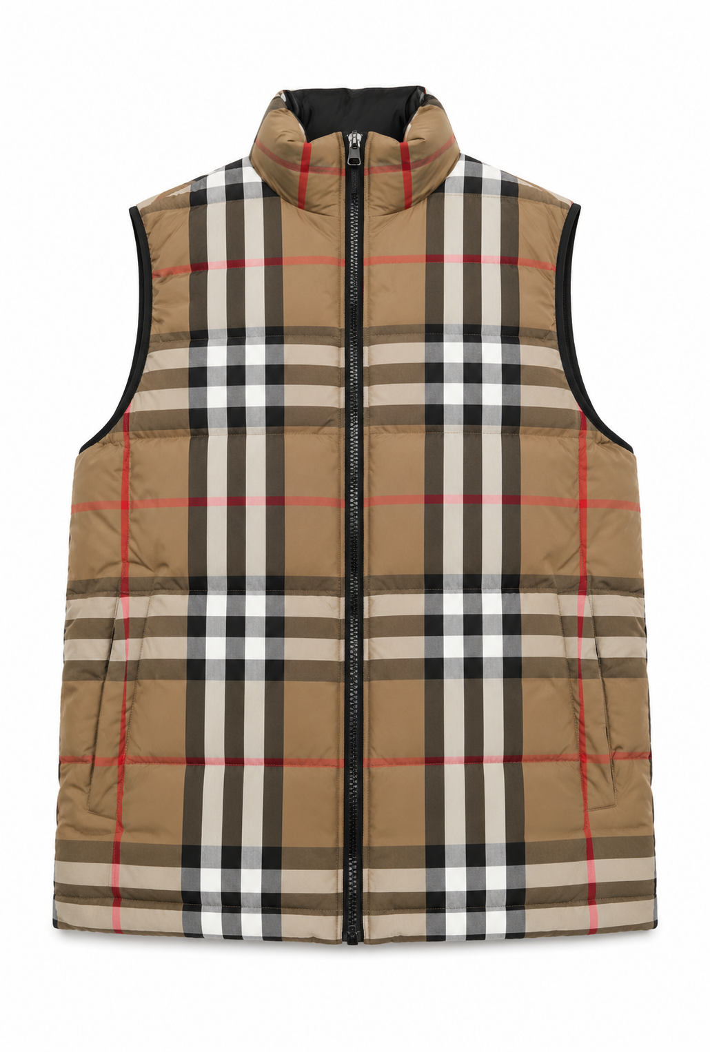 Burberry Men's Lowick Reversible Gilet Black - Authenticity Guaranteed