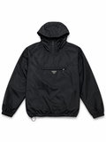 Prada Men's Plaque Logo Windbreaker Black - Authenticity Guaranteed