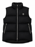 Burberry Men's Plaque Logo Gilet Black - Authenticity Guaranteed