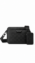 LV Trio Messenger Bag - Luxury Shadow Monogram Leather