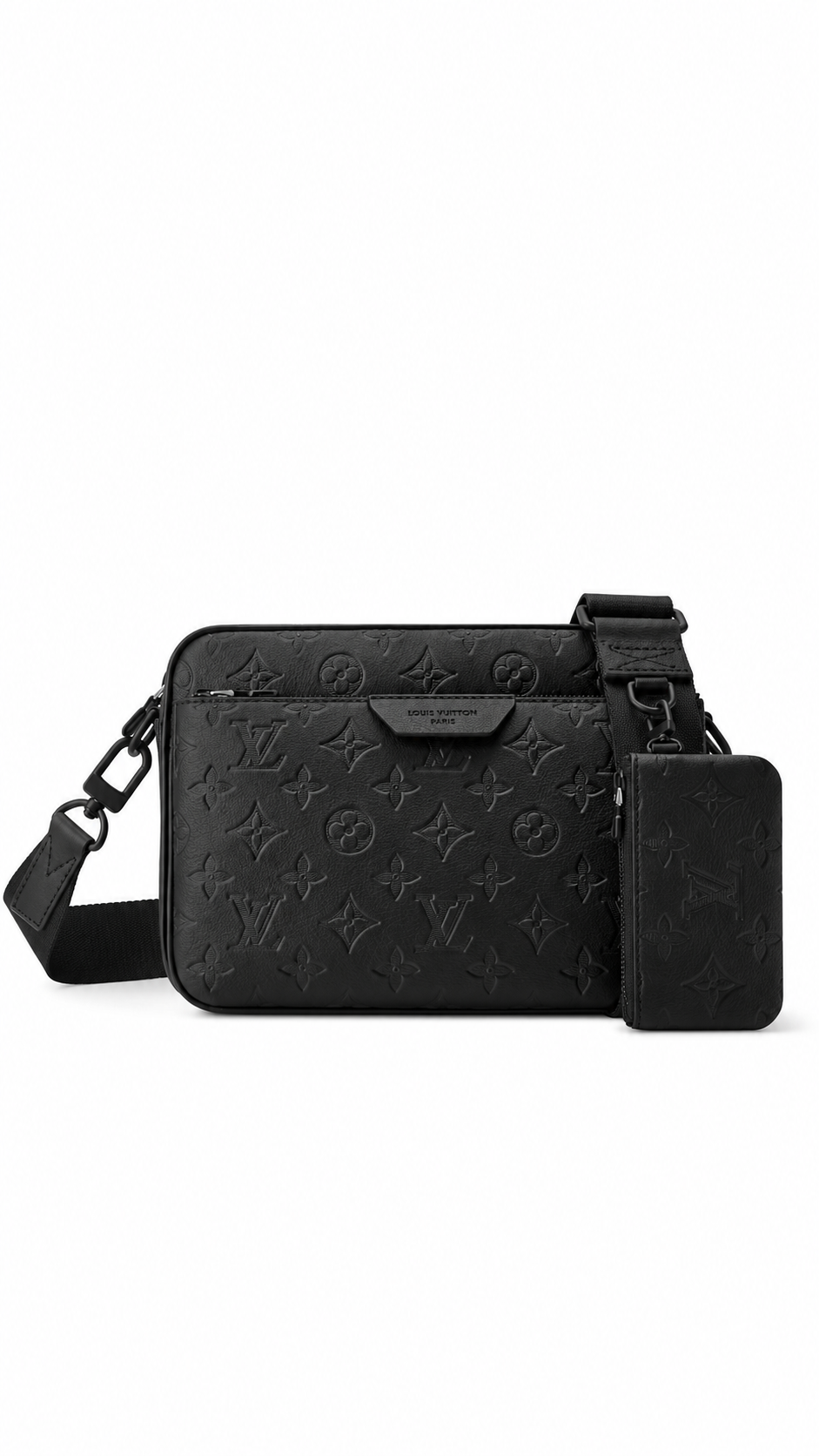 LV Trio Messenger Bag - Luxury Shadow Monogram Leather