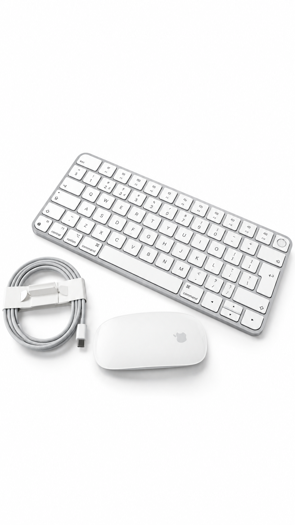 Apple Magic Keyboard TouchID A3118 Magic Mouse + Cable Genuine NEW USB-C