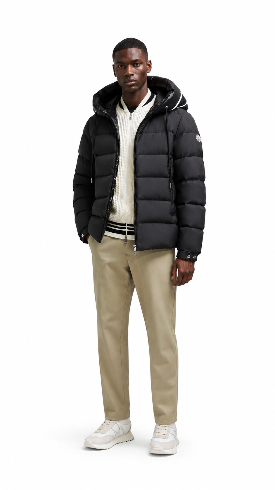 Moncler Cardere Hooded Down Jacket