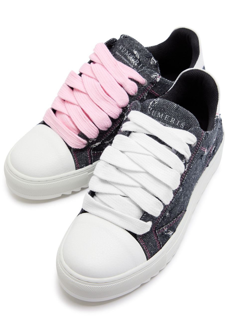 Atelier Pink Denim sneakers - UK 9