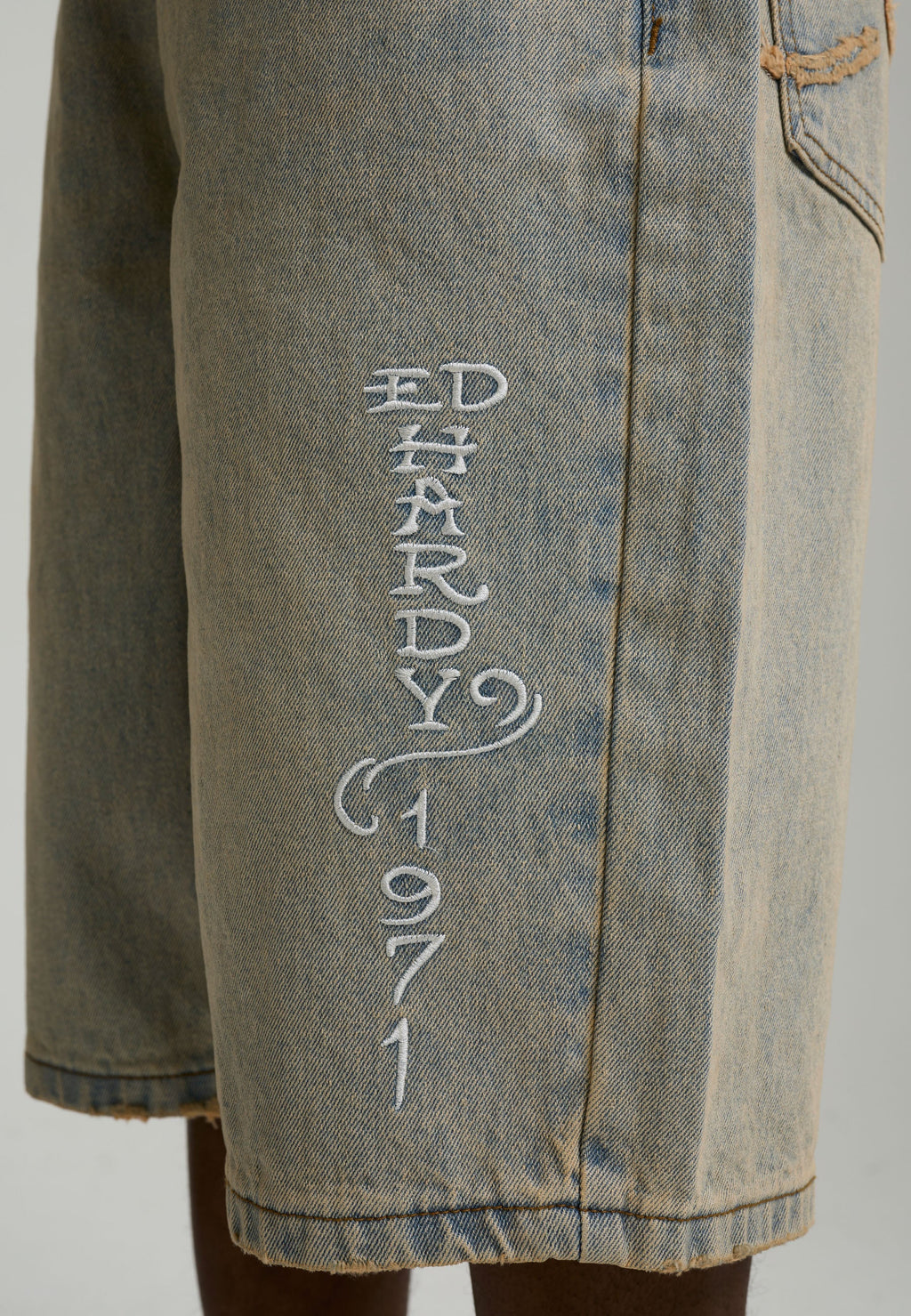 Ed Hardy Desert Snake Denim Jorts