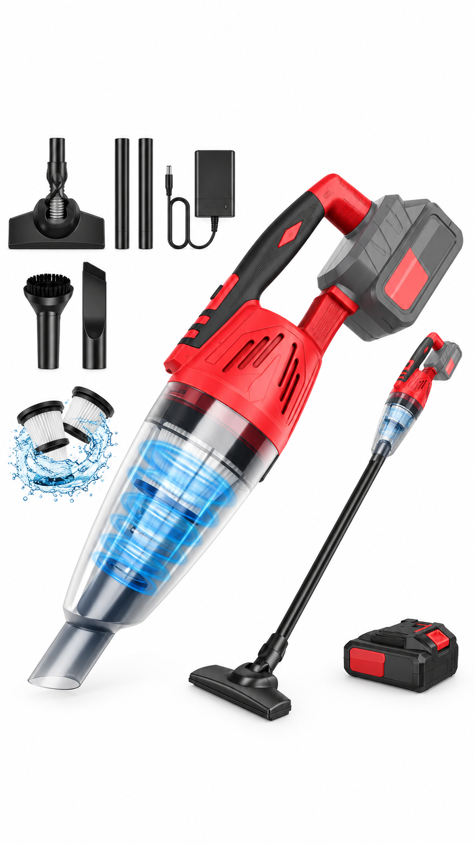 3-in-1 Cordless Handheld Vacuum