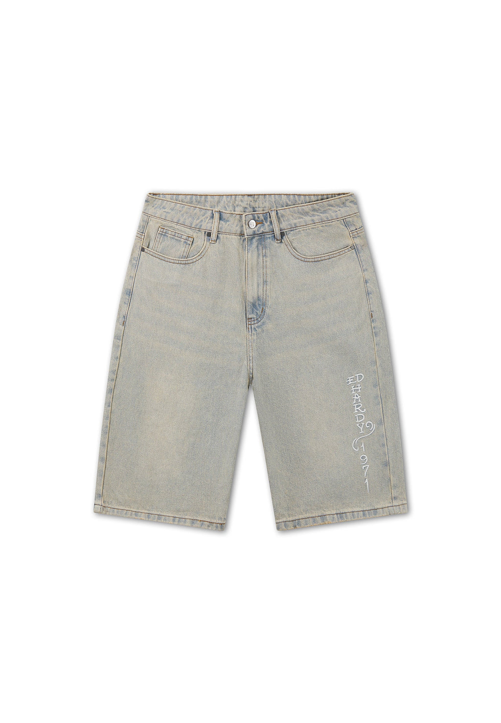Ed Hardy Desert Snake Denim Jorts