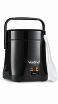 Small Rice Cooker 0.3L - VonShef Electric Rice Steamer for 2, Non Stick - 200W