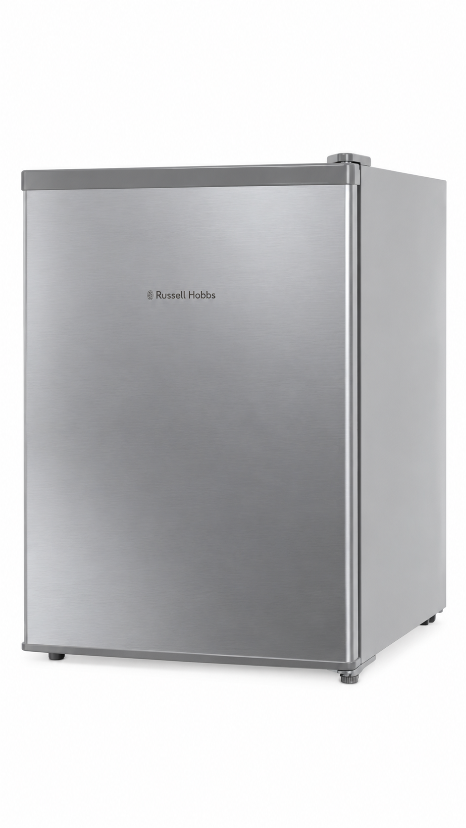 Russell Hobbs Mini Fridge 66L Stainless Steel Effect with Ice Box