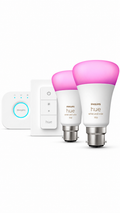 Philips Hue B22 Starter Kit White & Colour - 1100 Lumens + Bridge