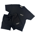 SS25 BLACK ESSENTIALS SHORT SET ✅