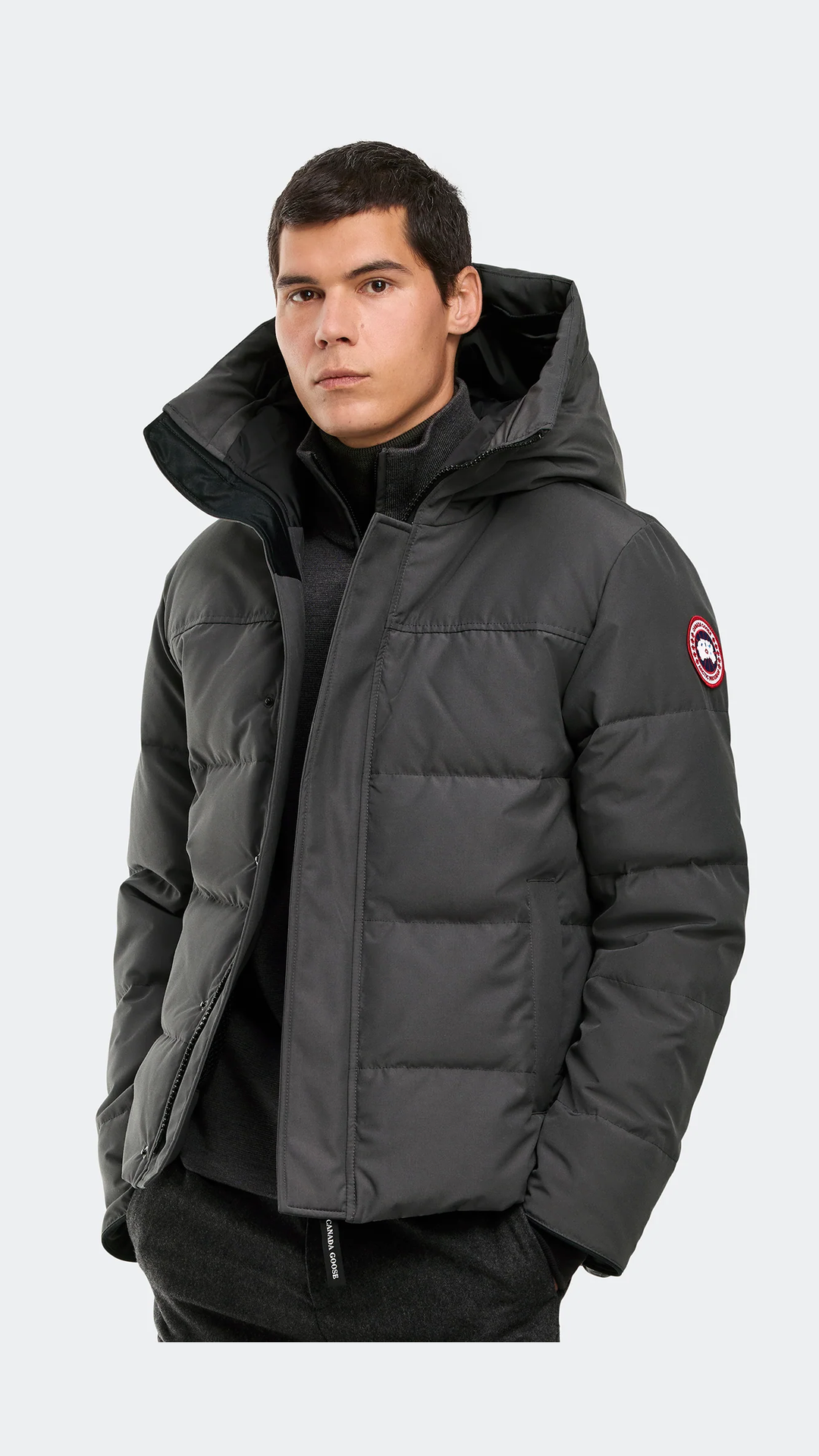 Canada Goose Macmillan Jacket Grey Red Badge