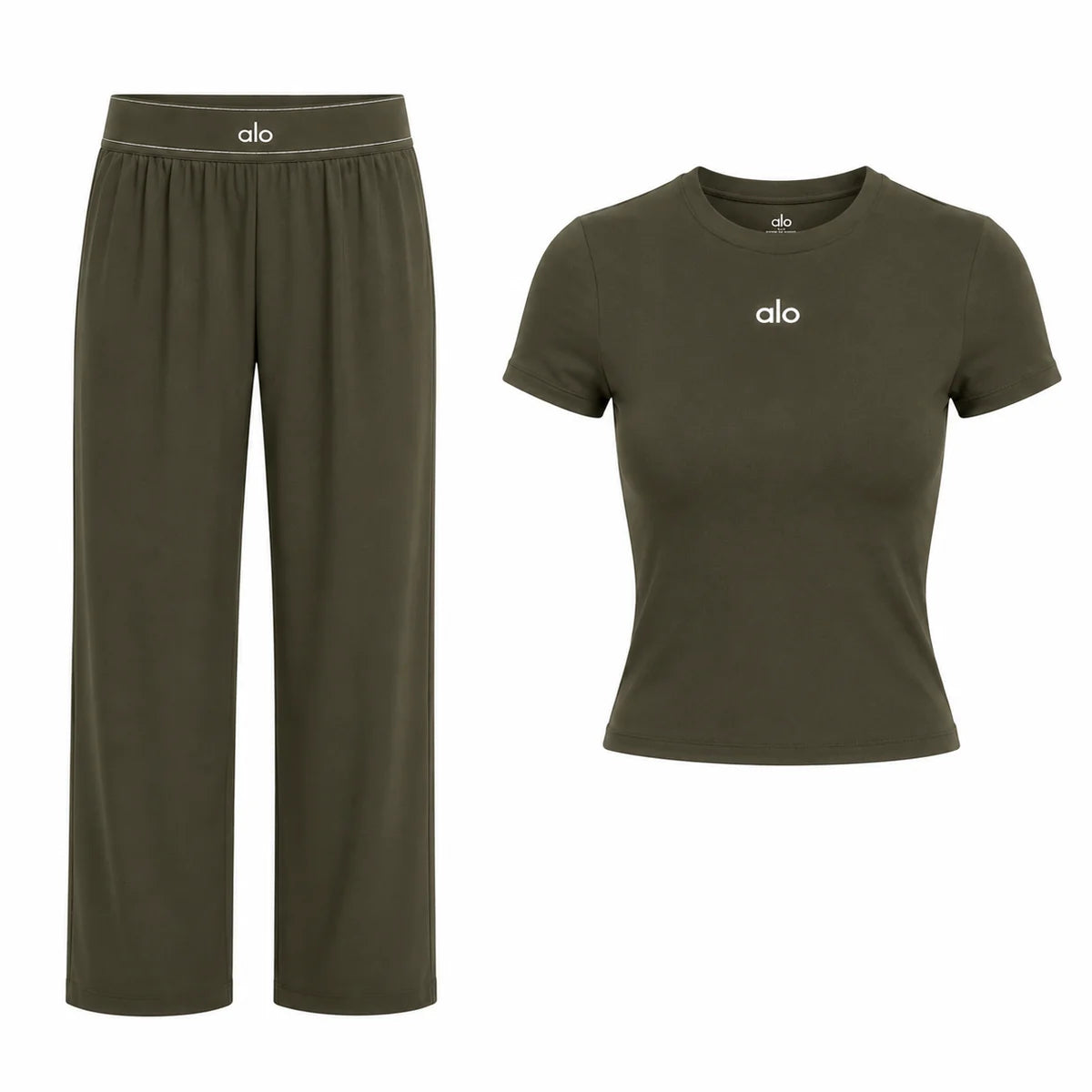 Alo Suit Up Set | Navy / Black / Green