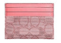 Coach Card Wallet Pink