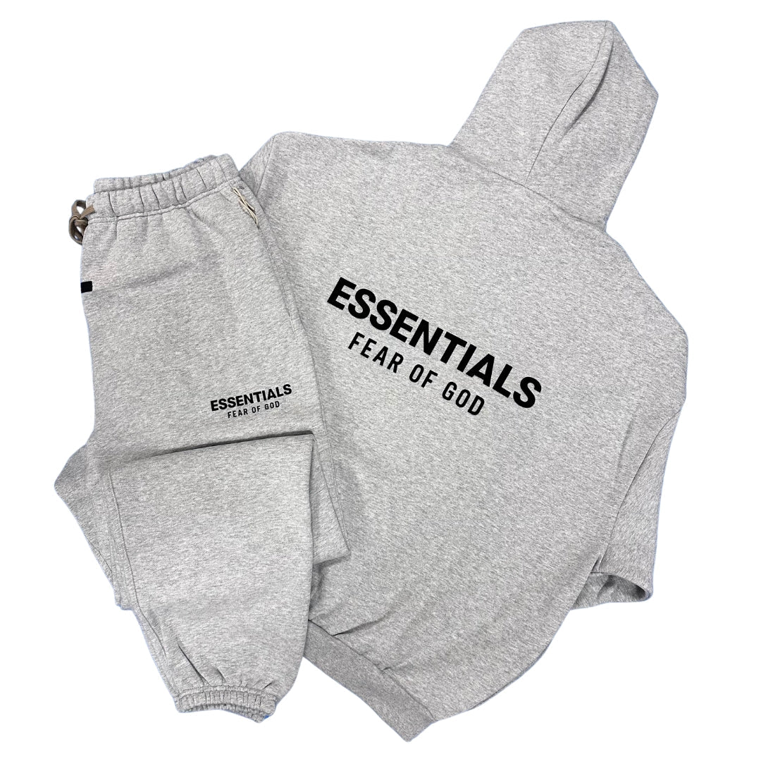 FEAR OF GOD ESSENTIALS LIGHT HEATHER  TRACKSUIT (FW24)