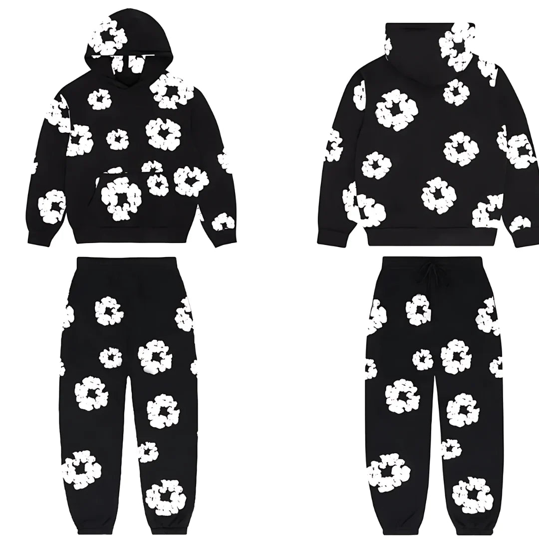 DENIM TEARS 'BLACK' TRACKSUIT ✅