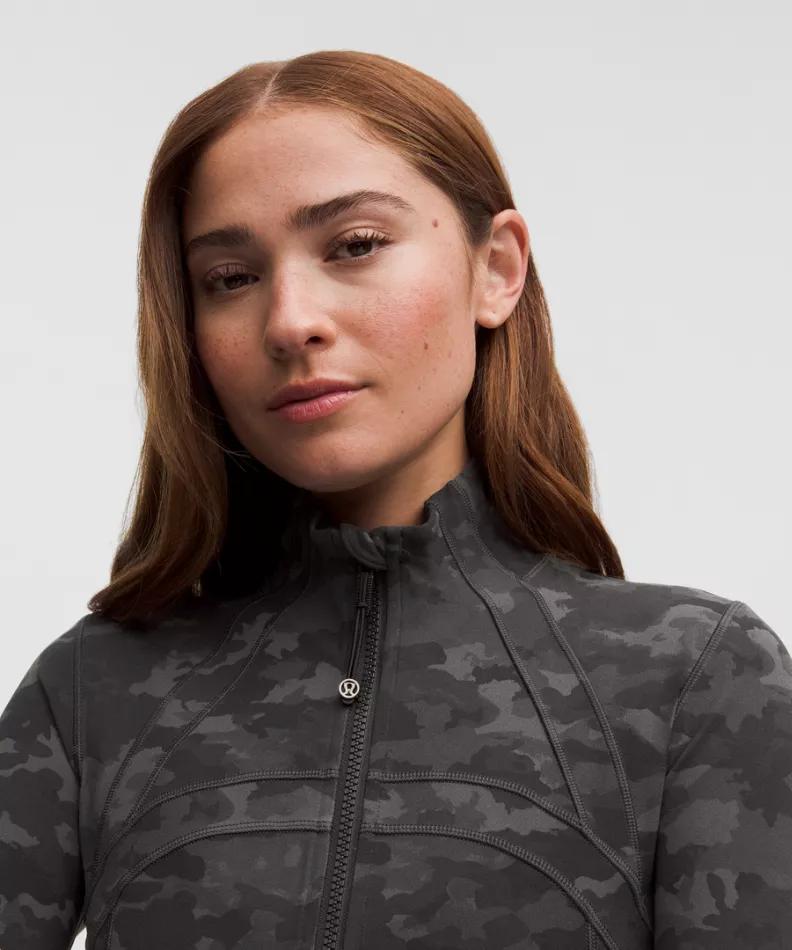 LULULEMON Define Cropped Jacket Hidden Heritage Lace Black FULL SET