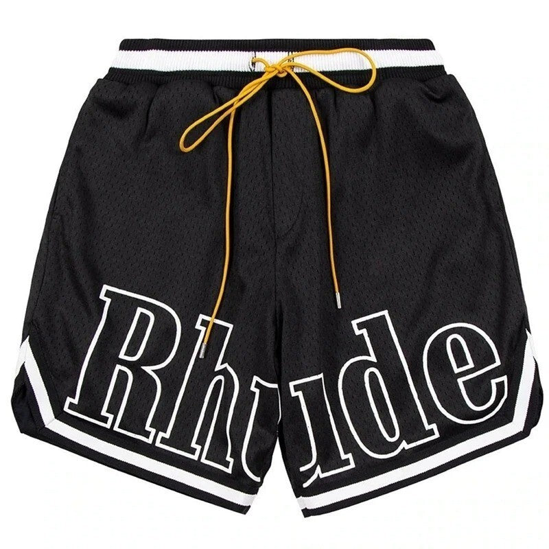 Rhude Court Logo Shorts ⚫️